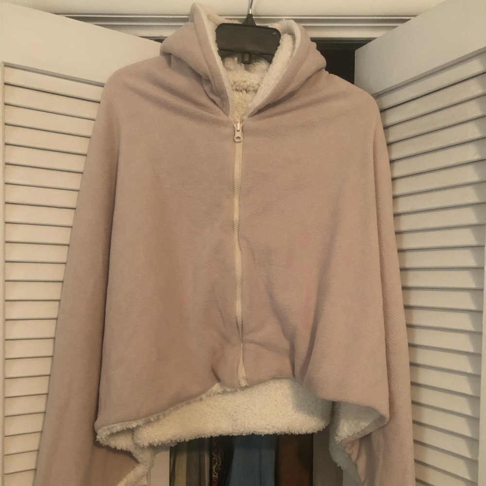 Fluffy poncho
